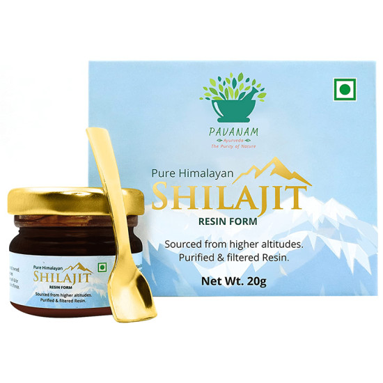 Pavanam Ayurveda Pure Himalayan Shilajit Resin (20gm Each) image