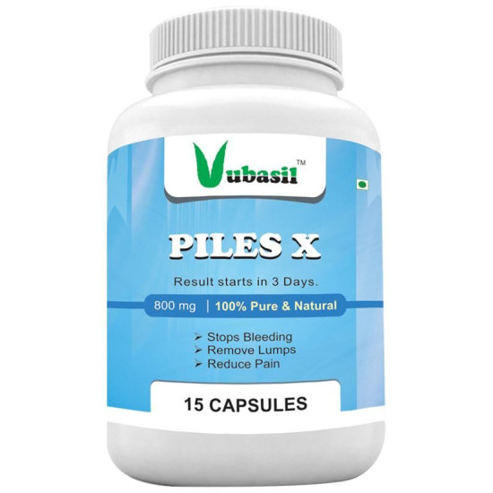 Vubasil Piles X 800mg Capsule image