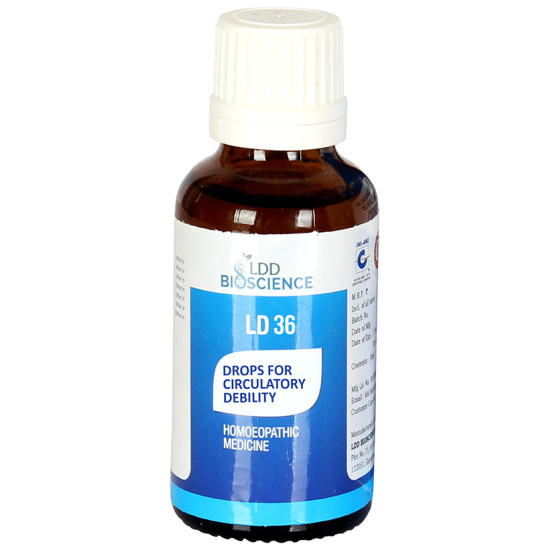 LDD Bioscience LD 36 Drops For Circulatory Debility image