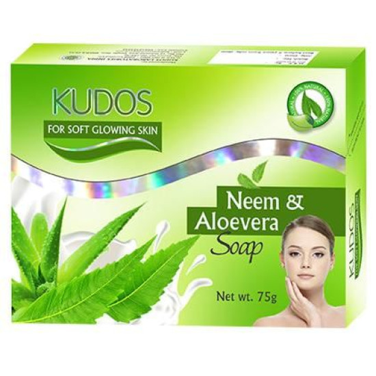 Kudos Neem & Aloe Vera Soap image