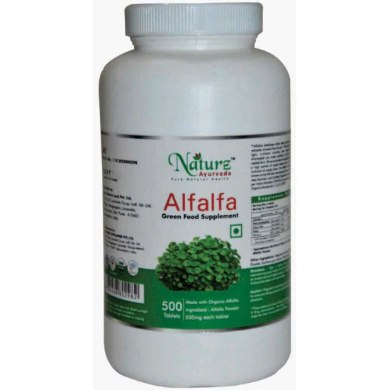 Naturz Ayurveda Alfalfa Tablet image