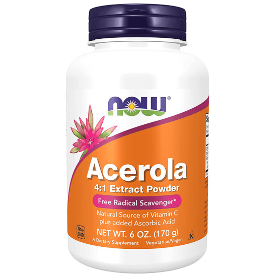 NOW Foods Acerola 4:1 Extract Powder image