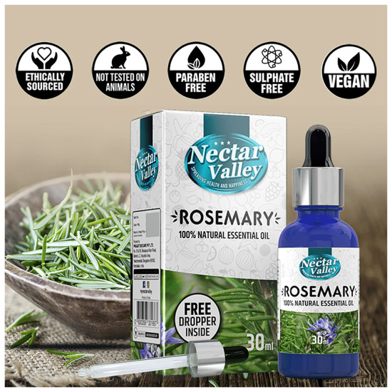 Nectar Valley Rosemary 100% Natural Essential Oil image