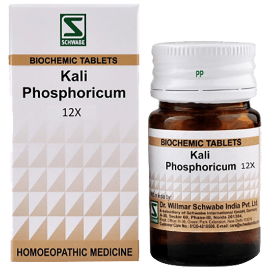 Dr Willmar Schwabe India Kali Phosphoricum Biochemic Tablet 12X image