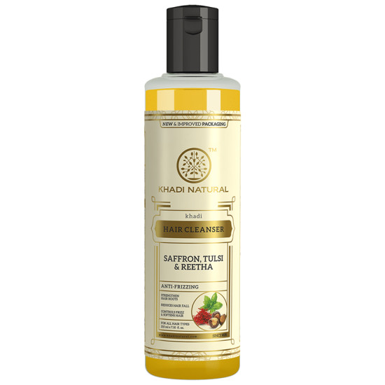 Khadi Naturals Hair Cleanser Shampoo Saffron image