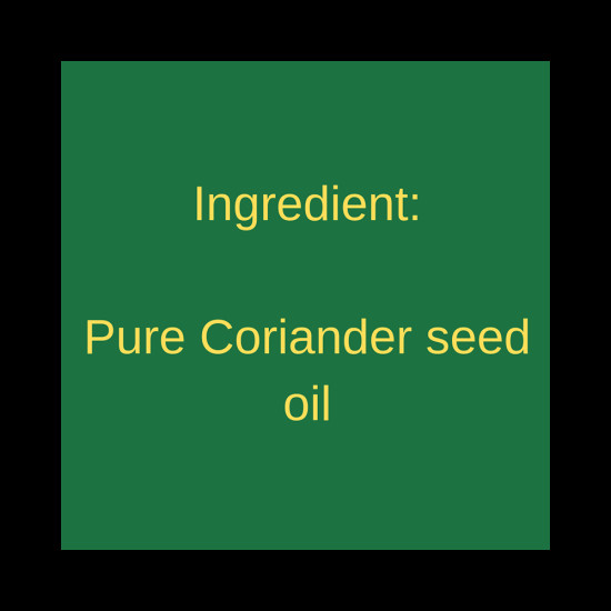 Oilcure Coriander Seed Cold Pressed Edible Oil image