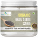 Renaush Combo Pack of Organic Basil Seeds Sabja, Raw Chia Seeds & Raw Flax Seeds (250gm Each) image