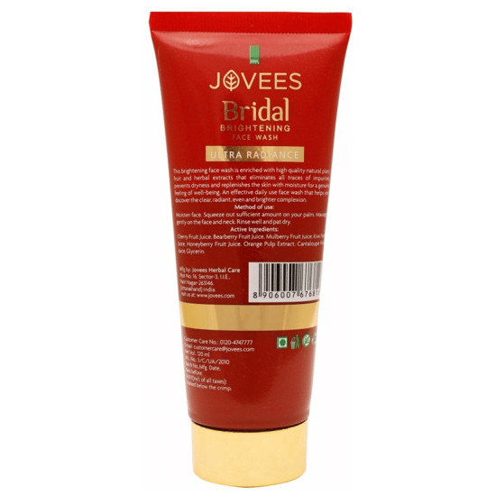 Jovees Bridal Brightening Face Wash image