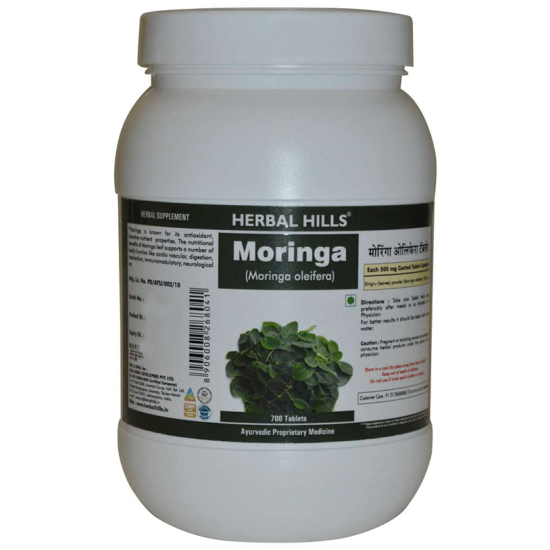 Herbal Hills Moringa 500mg Tablet Value Pack image