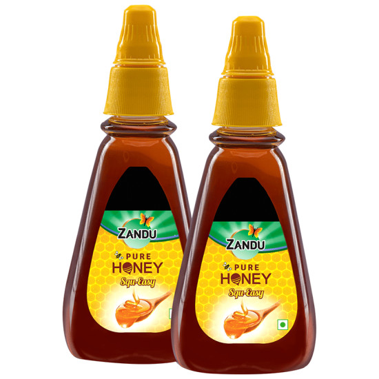 Zandu Pure Honey Squ-Easy (400gm Each) Buy 1 Get 1 Free image