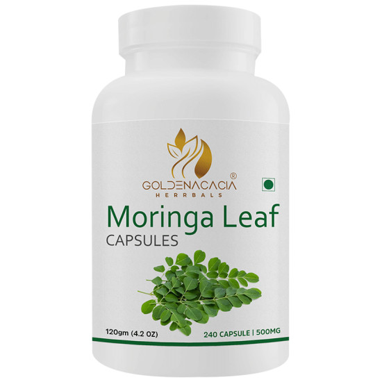 Goldenacacia Herrbals Moringa Leaf 500mg Capsule image