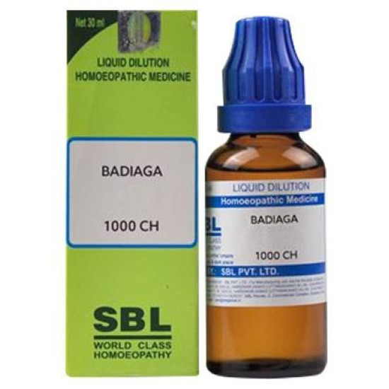 SBL Badiaga Dilution 1000 CH image