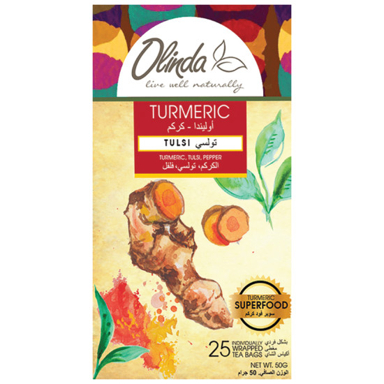 Olinda Turmeric Tea (2gm Each) Tulsi image