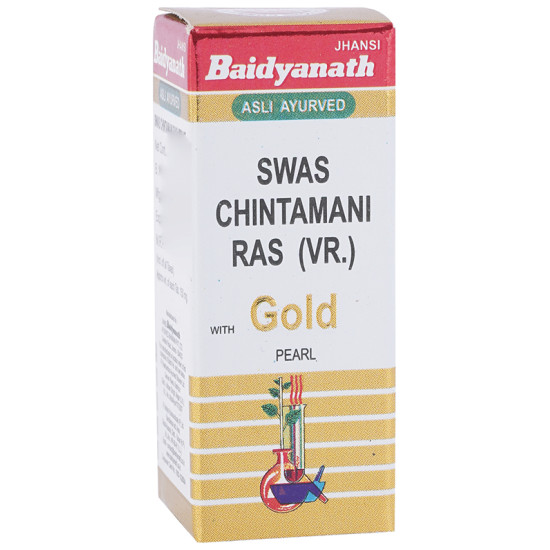 Baidyanath (Jhansi) Swas Chintamani Ras (Vr.) with Gold Pearl image