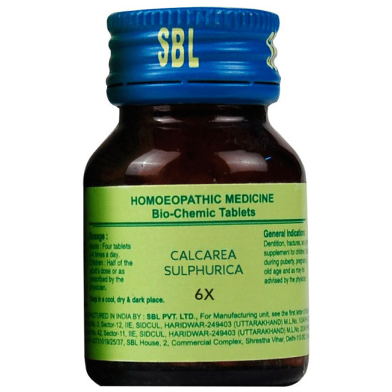 SBL Calcarea Sulphurica Biochemic Tablet 6X image