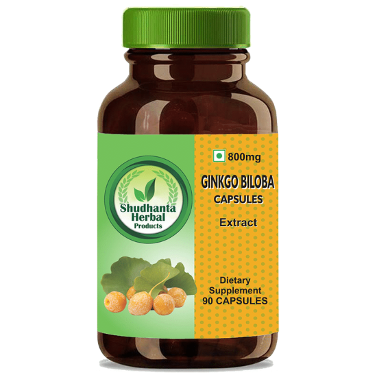 Shudhanta Herbal Ginkgo Biloba 800mg Capsule image