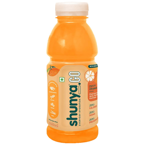 Shunya Go Everyday Hydration Drink (300ml Each) Zesty Orange image