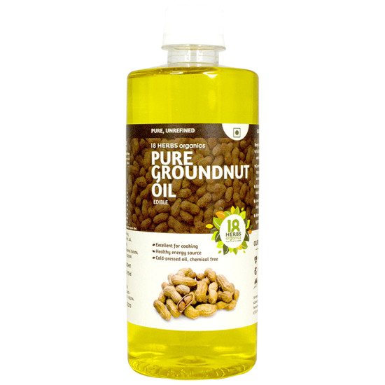 18 Herbs Organics Pure Groundnut Oil Edible image