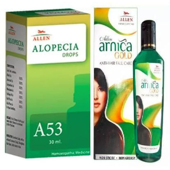 Allen Hair Care Combo (A53 + Arnica Gold Oil) image