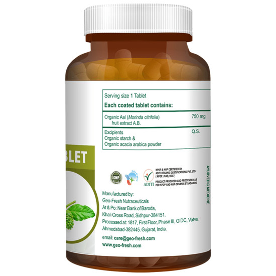 Geo Fresh Organic Moringa 500mg Tablet image