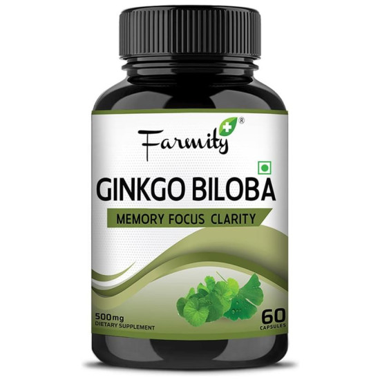 Farmity Ginkgo Biloba 500mg Capsule image