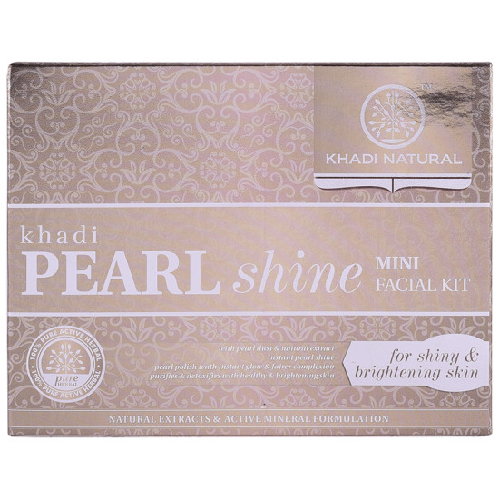 Khadi Naturals Pearl Shine Mini Facial Kit image