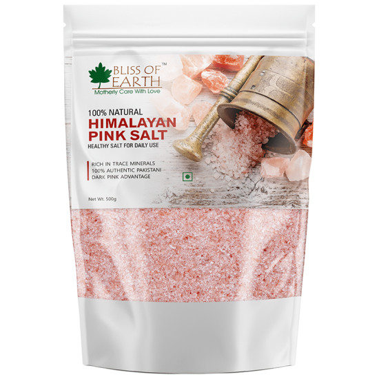 Bliss of Earth 100% Authentic Pakistani Himalayan Pink Salt image