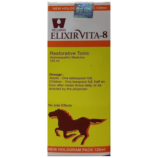 Dr. Wellmans Elixirvita 8 Restorative Tonic (120ml Each) image