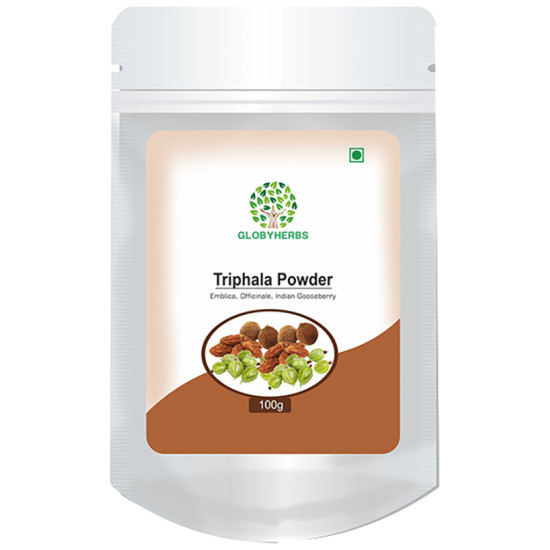 Globyherbs Triphala (Emblica, Officinale, Indian Gooseberry) Powder image