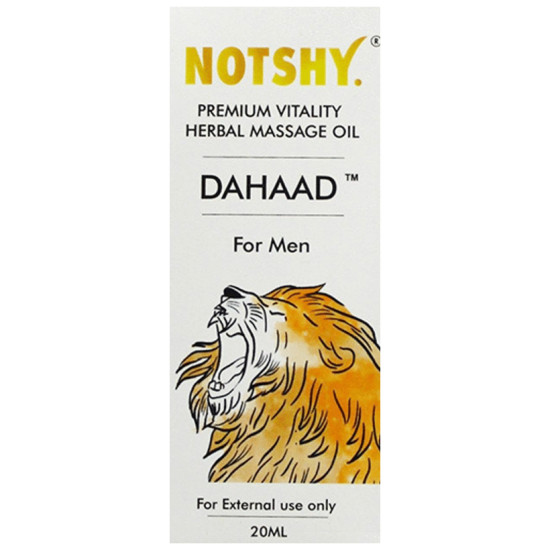 Notshy Dahaad Premium Vitality Herbal Massage Oil for Men image