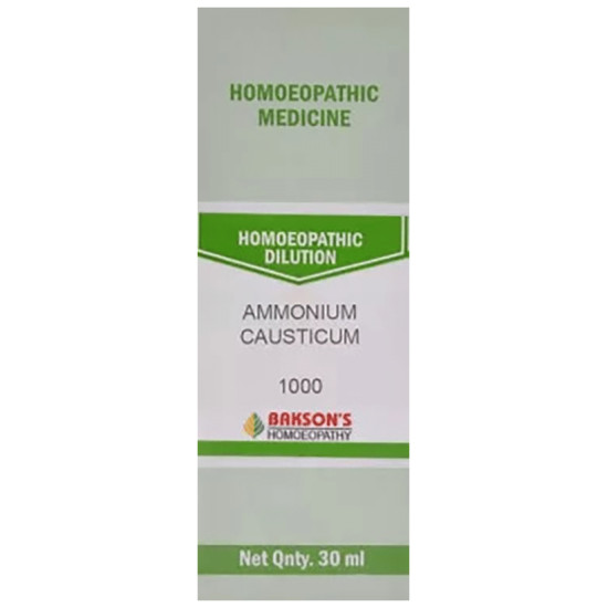 Bakson's Ammonium Causticum Dilution 1000 CH image