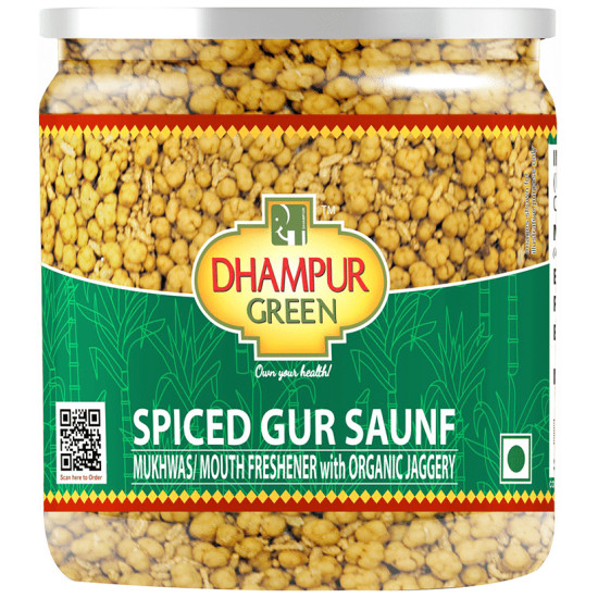 Dhampur Green Spiced Gur Saunf Mouth Freshner image