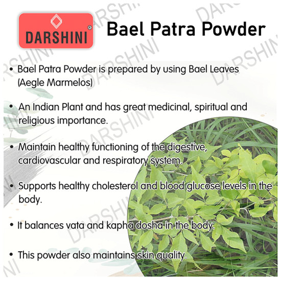 Darshini Belpatra/Bilva Patra/Bel Leaf/Aegel Marmelos Powder image