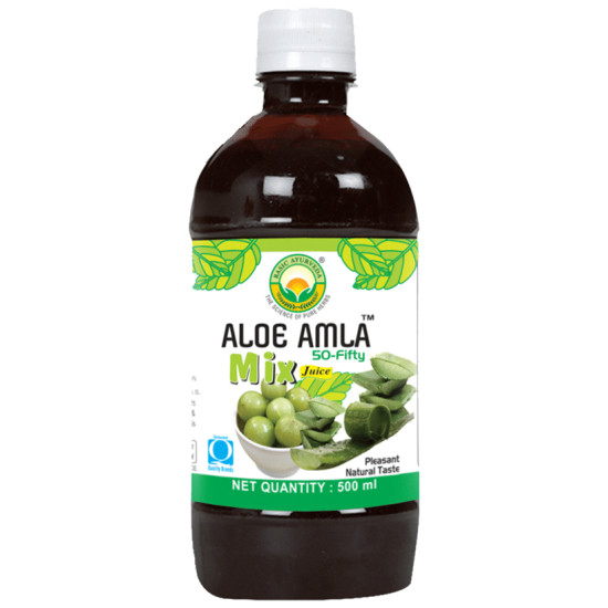 Basic Ayurveda Aloe Amla 50-Fifty Mix Juice image