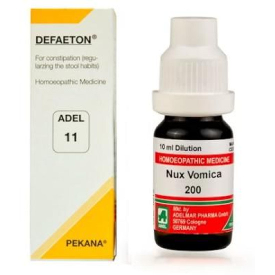 ADEL Chronic Constipation Care Combo (ADEL 11 + Nux Vomica Dilution) image