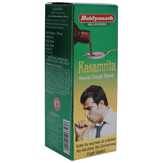 Baidyanath (Jhansi) Kasamrita Herbal Cough Syrup image