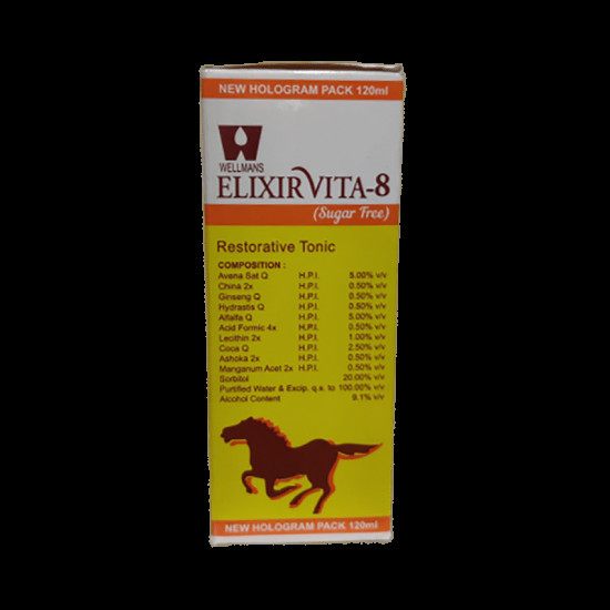 Dr. Wellmans Elixirvita 8 Restorative Tonic Sugar Free image