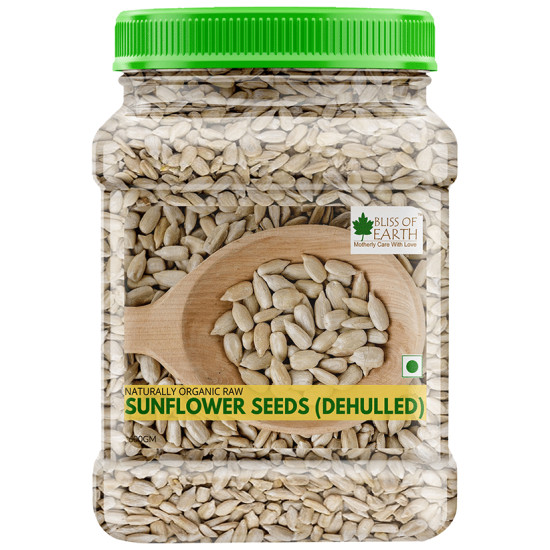 Bliss of Earth Naturally Organic Raw Sunflower Seeds (Dehulled) image