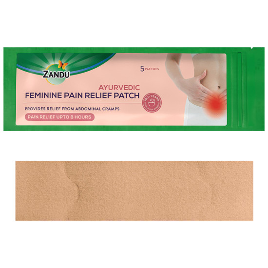 Zandu Ayurvedic Feminine Pain Relief Patch image