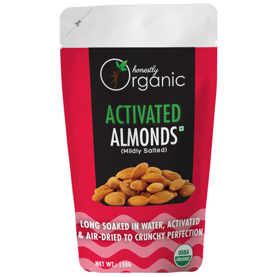 Honestly Organic Activated Almonds Mildly Salted image