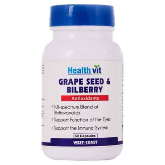 HealthVit Grape Seed & Bilberry Capsule image