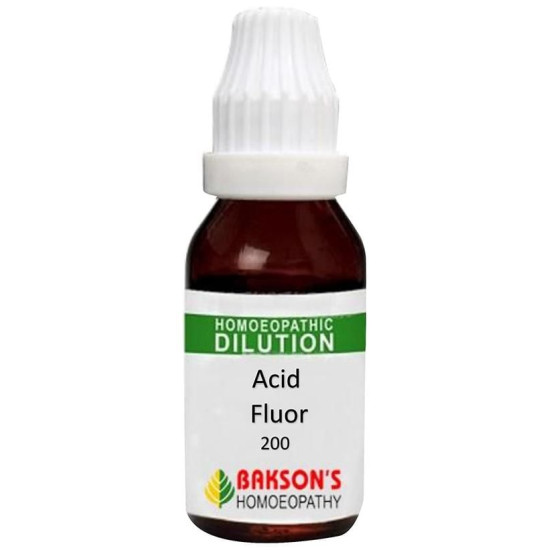 Bakson's Acid Fluor Dilution 200 CH image