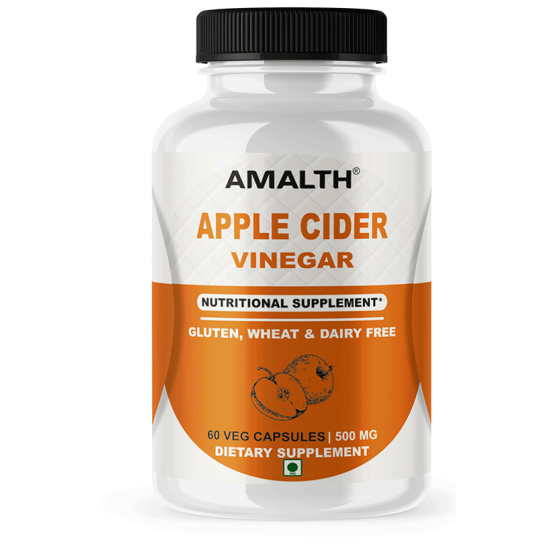 Amalth Apple Cider Vinegar Veg Capsules image