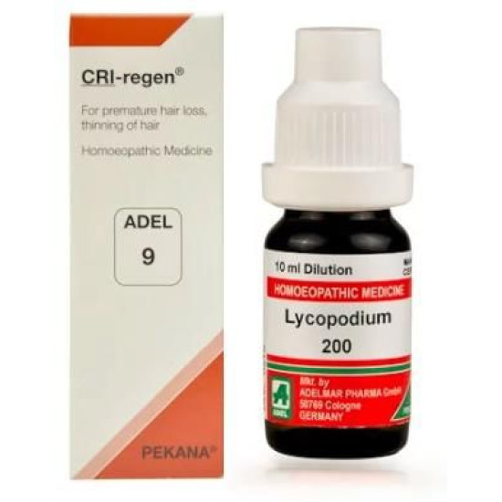 ADEL Hair Care Combo (ADEL 9 + Lycopodium Clavatum Dilution 200 CH) image