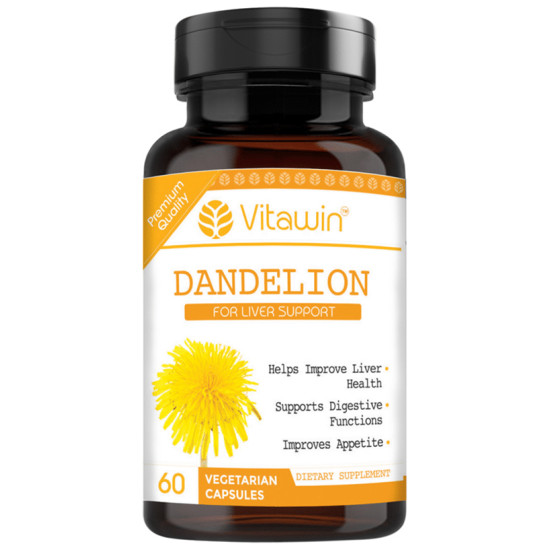 Vitawin Dandelion 500mg Vegetarian Capsule image