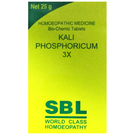 SBL Kali Phosphoricum Biochemic Tablet 3X image