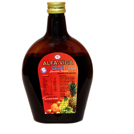 N.P. Dutt & Son Alfa-Viga Malt Syrup Chocolate image