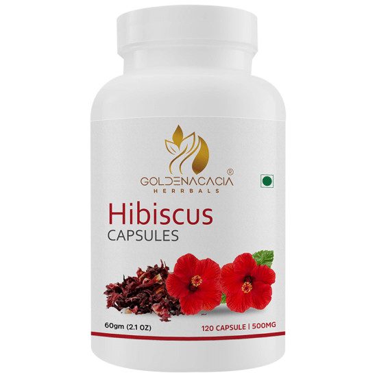 Goldenacacia Herrbals Hibiscus 500mg Capsule image