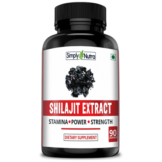 Simply Nutra Shilajit Extract Vegetarian Capsules image