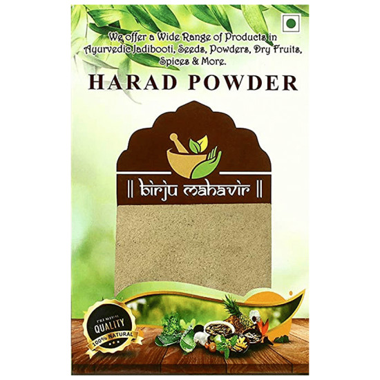 Birju Mahavir Combo Pack of Harad Powder, Baheda Powder & Amla Powder (100gm Each) image